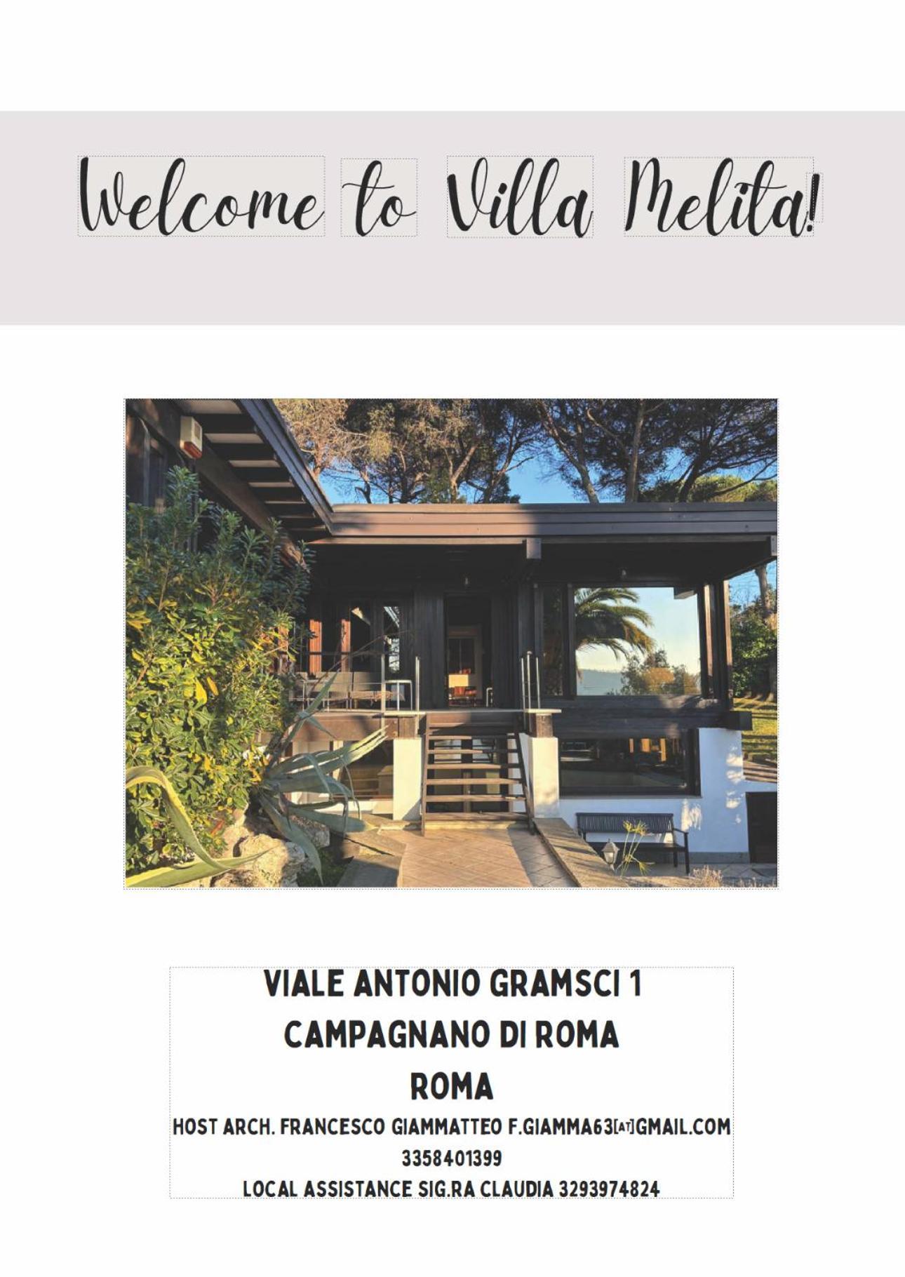 Villa Melita Gia Villa Marzia Campagnano Di Roma Luaran gambar